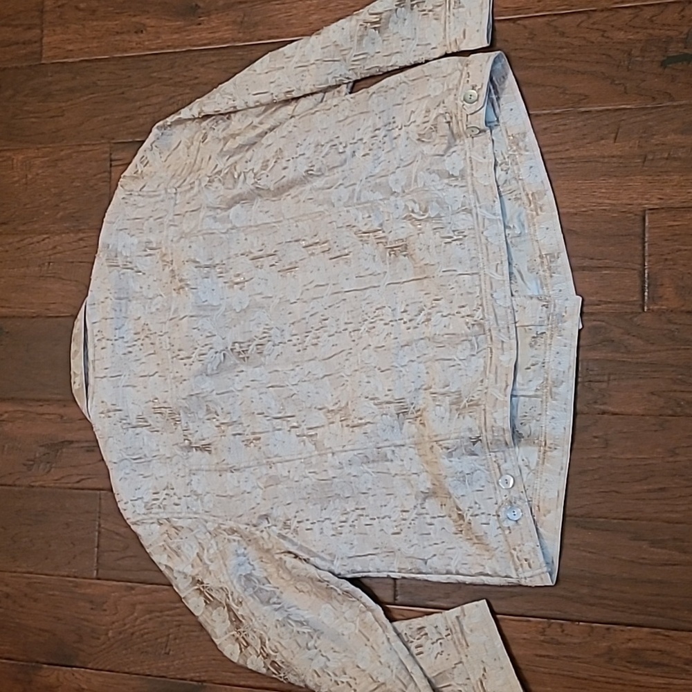 Ruby Rd gold textured lightweight jacket size 3X - image 2